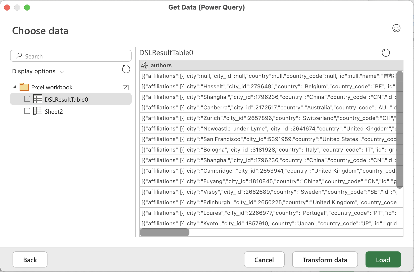 Launch Power Query on Windows