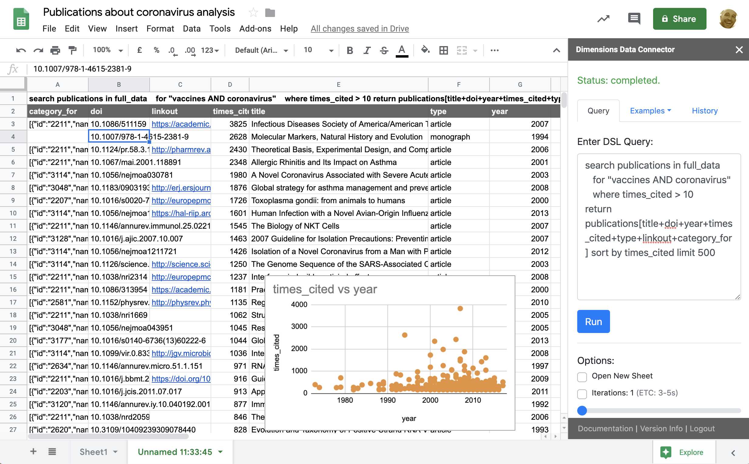 Google Sheets Connector — DSL 2.8 documentation